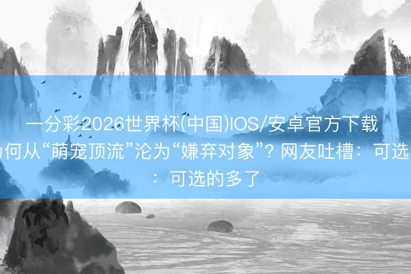 一分彩2026世界杯(中国)IOS/安卓官方下载 柴犬为何从“萌宠顶流”沦为“嫌弃对象”? 网友吐槽:可选的多了