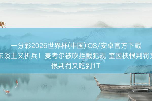一分彩2026世界杯(中国)IOS/安卓官方下载 赔了夫东谈主又折兵！麦考尔被吹拦截犯规 奎因挟恨判罚又吃到1T