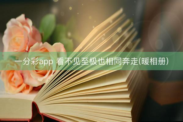 一分彩app 看不见至极也相同奔走(暖相册)