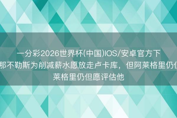 一分彩2026世界杯(中国)IOS/安卓官方下载 迪马：那不勒斯为削减薪水愿放走卢卡库，但阿莱格里仍但愿评估他
